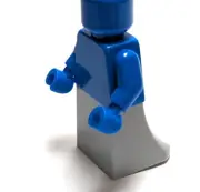 Lego - Minifigure Legs - Skirt / Dress, Grey Gray
