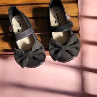 在飛比找momo購物網優惠-【BoingBoing】大蝴蝶結娃娃鞋(黑色)