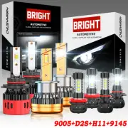 Para For Honda Odyssey 2011-2016 2017 LED faros Hi/Lo DRL luz antiniebla (for: Honda)