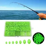 Luminous Fishing Beads Oval Hard Glowing Bead For Fly Treble-Hook