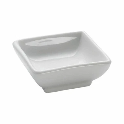 Maxwell & Williams Square, Bowl for Dips, White Basics Porcelain, 40ml, 7 cm