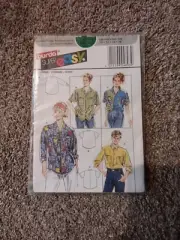 Burda sewing pattern 4893 Womens Shirt Shirts