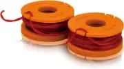 WORX WA0004 (2) Replacement Trimmer Line for Select Cordless String Trimmers
