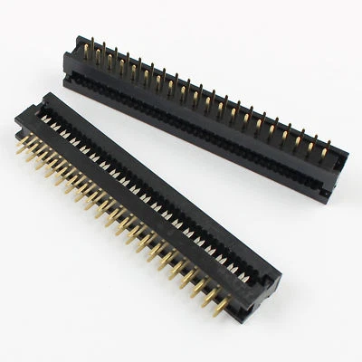 100Pcs 2.54mm Pitch 2x20Pin 40 Pin Male Header FD IDC Cable Transition Connector