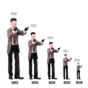 Resin 1/18 1/24 1/43 1/64 1/87 Celebrity Guo Youcai Painted Figure Miniature Toy