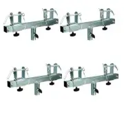 4 MR DJ Chrome T-Adapter Triangle or Square Truss Tripod Crank Light Stand Bar