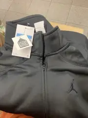 Size Medium Supreme x Jordan Tricot Track Jacket Black FW24 IN-HAND & SHIPS FAST