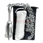 3.2KG Galvanised Folding Anchor Kit GRAPNEL Kayak Boat Jet Ski Canoe