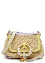 See BY Chloé Joan Mini Woven Cross-body bag - Natural ONE SIZE
