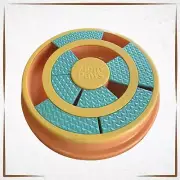 Zeepy Paws Dog Puzzle Feeder Wagging Wheel Smartypaws Puzzler Dog Puzzle Toy