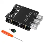 ZK-502MT bluetooth 5.0 Amplifier Board 2x50W High Power Stereo Audio Module Bass Treble Control Dual Channel AUX Input P