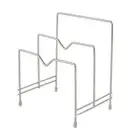 Cutting Board Holder Kitchen Pan Storage Rack Heavy Duty Stainless Steel Pot Lid