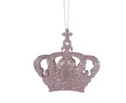 Christmas Tree Ornaments - Pink Crown