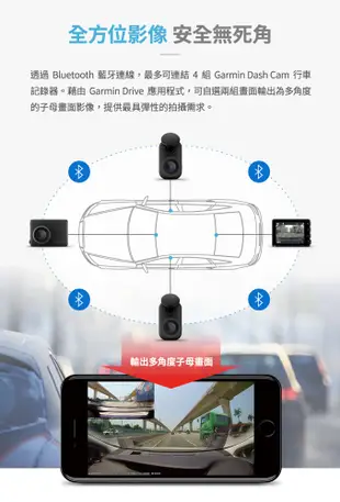 組合 Garmin Dash Cam 67WD 廣角雙鏡頭行車記錄器組(67W + mini2) (10折)