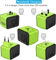 Universal International Travel Plug World Travel Adapter 3.4A 3USB + 1Type C