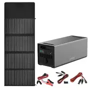 VoltX 2000W Power Station 100W Folding Solar Panel with 3 Solar Panel Accessory