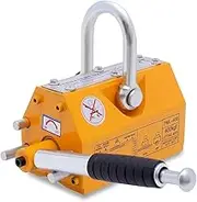 QMNUZCFD Magnetic Lifter, with Release Permanent Lifting Magnets Magnet for Hoists, Used in Shop Crane, for Lifting Plate Steel Plate, Round Steel (1 Tone)