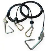 2 x 150" Long Replacement Cables (w/hooks) For Bowflex Xtreme2 SE Extreme - PAIR