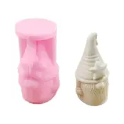 Gnome Resin Molds Silicone Bunny Gnome Mold 3D Elf Dwarf Easter Handmade