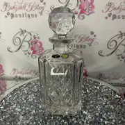 Decanter bottle whiskey alcohol crystal Czech Republic Crystal 24% pb0