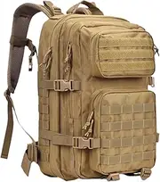 Lljsszr Hiking Backpack Multi-Purpose Wear-Resistant Large Backpack for Men And Women for Camping Mountaineering Climbing Khaki
