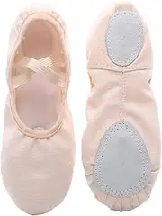 [TINEASUR] 1 Pair Pocket Shoes Practice Ballet Shoes Yoga Shoe Women Sole Flat Shoes Slippers for Woman Point Shoes Lightweight Slippers for Women Shoes for Gymnastics Shoes Dance Pink