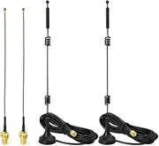 Bingfu WiFi Antenna RP-SMA Male WiFi Aerial 2.4/5.8 GHz 9dBi Magnetic Base 15cm IPEX IPX U.FL to RP-SMA Female Cable Compatible with Intel Fenvi Wireless Mini PCI Express PCIE Network Card Adapter