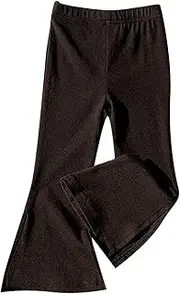 [Generic] Flare Trousers for Grils Fashion Leisure Style Trendy Comfortable Loose Elasticity Comfy Fashion Toddler Trousers