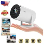 Portable 180° Adjustable Mini Projector with WiFi & Bluetooth, 350ANSI Bright...