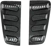 qzmty Car Rear Louver Window Side Cover Trim,Fit for Suzuki, Swift 2005-2010 4 Doors Sticker Vent Scoop Auto Parts Shutter Rear Window Grille Decorative Cover