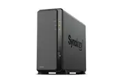 Synology DiskStation DS124 1-Bay 3.5' Diskless 1xGbE NAS (Tower) , Realtek RTD1619B 64-bit 4-core 1.7 GHz 1 GB DDR4 non-ECC 2-year hardware warranty