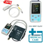 Handheld Patient Monitor Multi Parameter SpO2/NIBP/Pulse Rate 24h Monitoring+ SW
