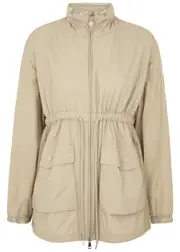 Moncler Iadi Poplin Nylon Jacket - Beige - 1 (UK 10 / S) 1 (UK 10 / S)