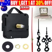 Quartz Clock Movement Mechanism Hands Wall Repair Tool Parts Kit Set Silent DIY