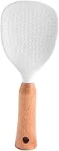 CRILSTYLEO Silicone Rice Paddle with Handle Ergonomic Non Stick Spoon for Rice Soup and Porridge Kitchen Accessory for Home and Restaurant Use