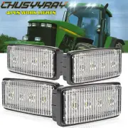 4pcs Upper Cab Light For John Deere 7000 Series: 7200, 7400, 7600, 7700, 7800