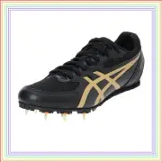 ASICS Track and Field Spikes EFFORT 13 Unisex Adult Black/Pure Gold 22.0cm 2E