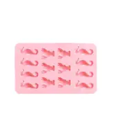 2Pcs Silicone Baking Decoration Tool Hippocampus Lobster Shrimp Fondant Cake Mold Chocolate Mold