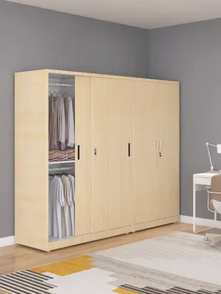 現代簡約防雨防曬儲物衣櫃 2米高單雙門臥室陽臺櫃門數量可選 (8.3折)