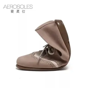 專櫃Aerosoles復古英倫綁帶休閒鞋 樂福鞋 牛津鞋 us5.5適合35 22.5