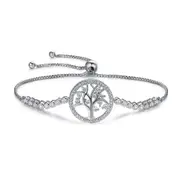 Sterling Silver Fine Tree of Life Hypoallergenic Bracelet