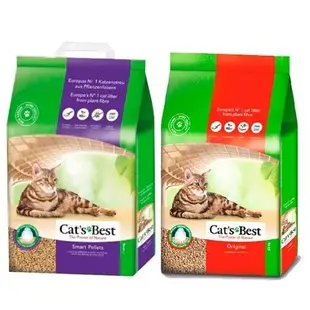 Cats Best 凱優 環保木屑砂【單包】5L-40L 紅標/紫標/黑標/藍標/橘標/犬用 貓砂『Q寶』