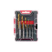 10 Pcs of PK Tool Screw Extractor & Left-Hand Drill Bit Set - High Speed Steel