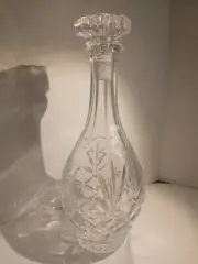 Stunning Czech Bohemian Cut Crystal Decanter