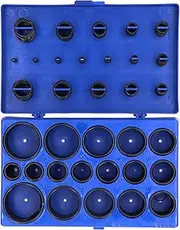 419Pcs Metric O Rings, Rubber O Rings Assortment Kit for Plumbing Machinery Faucets, Made of Rubber, Resistant to High Temperature, Low Temperature