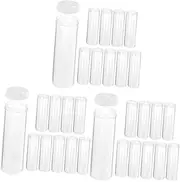 LALAFINA 3sets Coin Collection Holder Album Yen Coin Holder Plastic Tubes for Collectors 10pcs*3