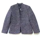 NWT J.Crew Going Out Blazer in Pink Confetti Tweed Open Jacket 4