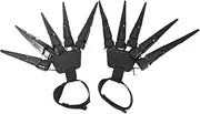 [Generic] Finger Extensions Claws - 1 Pair Flexible Costume Accessories With Realistic Design | Scary Cosplay Props For Halloween, April Fools, Role Play, Themed Party Dress-Up, Horror Look Enhancement