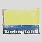Vtg Burlington Domestics Full Fitted Sheet 54X75 In. 1970s Cotton Blend Percale
