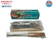 Reed's Rocket Nut Cracker Model 816 Silver Polished Steel New & Improved Edition